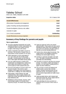 thumbnail of Ofsted Report – 2018