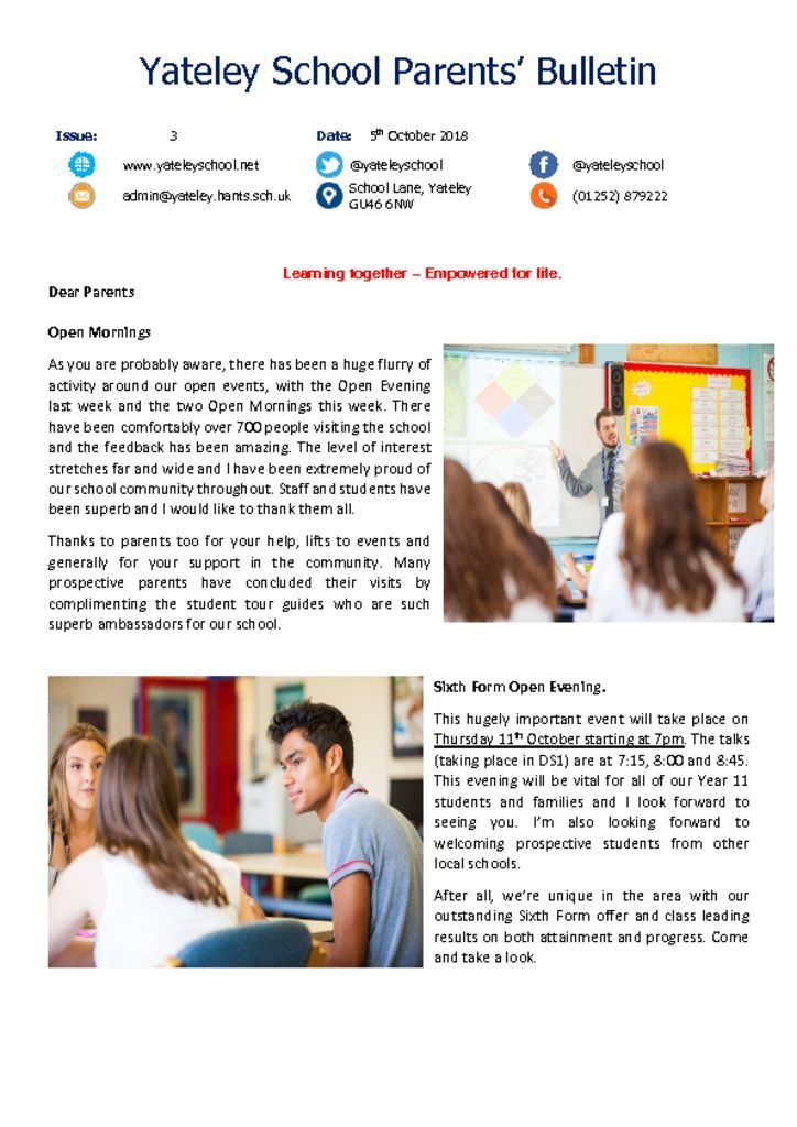 thumbnail of Yateley School Newsletter 03 05-10-18