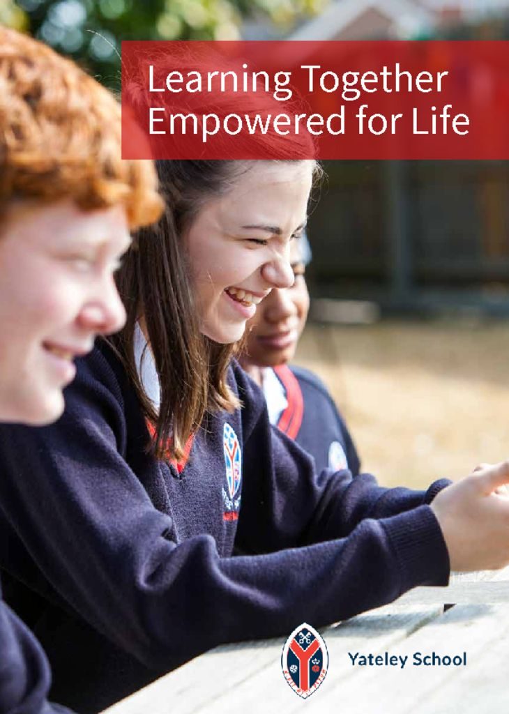 thumbnail of Yateley School Prospectus