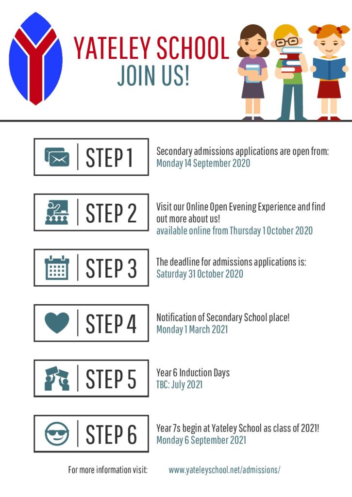 Join us at Yateley School!