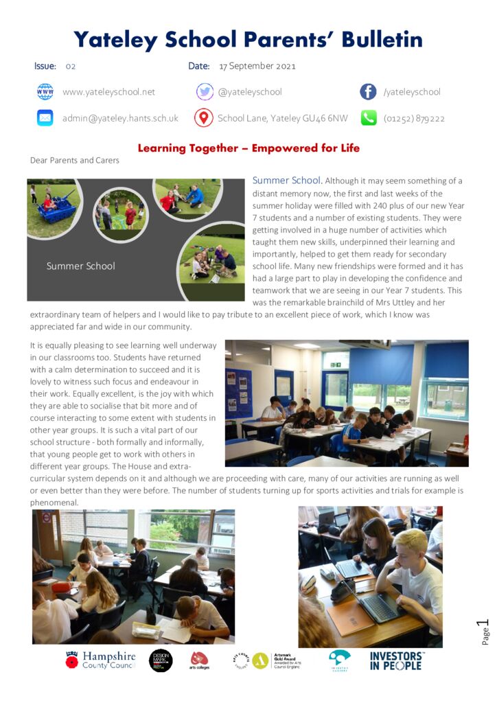 thumbnail of 02 Sept Parents bulletin 17.09.21 JB