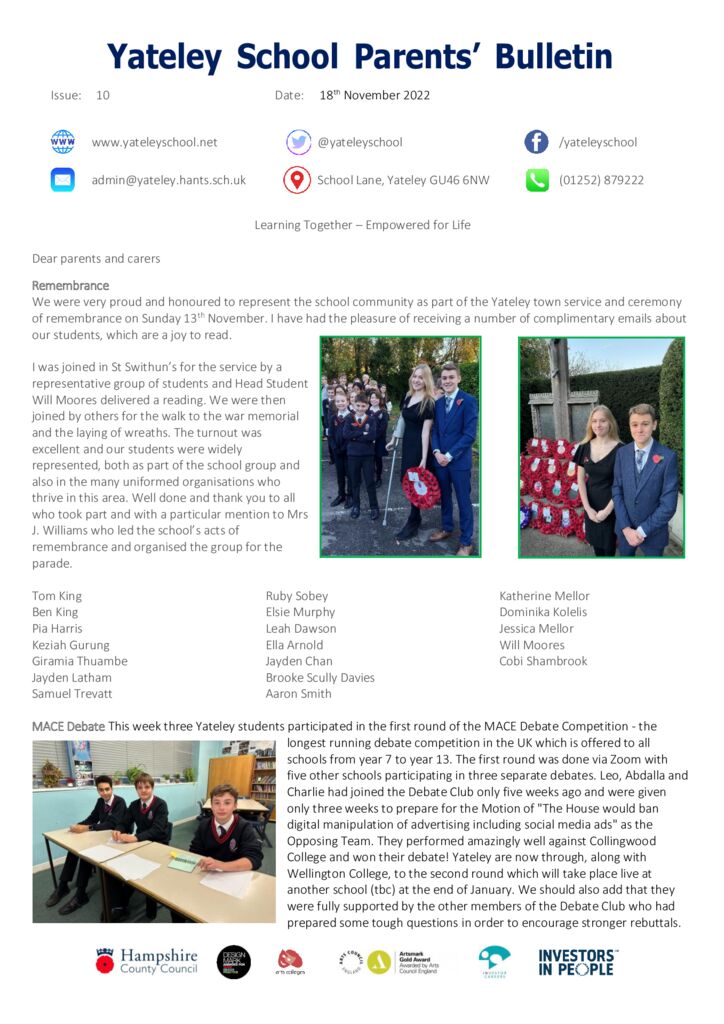 thumbnail of 10 Parents’ Bulletin 18.11.22