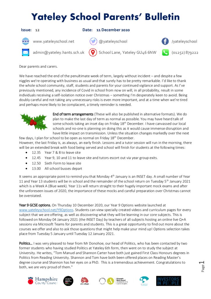 thumbnail of 12 Parents bulletin 11.12.20