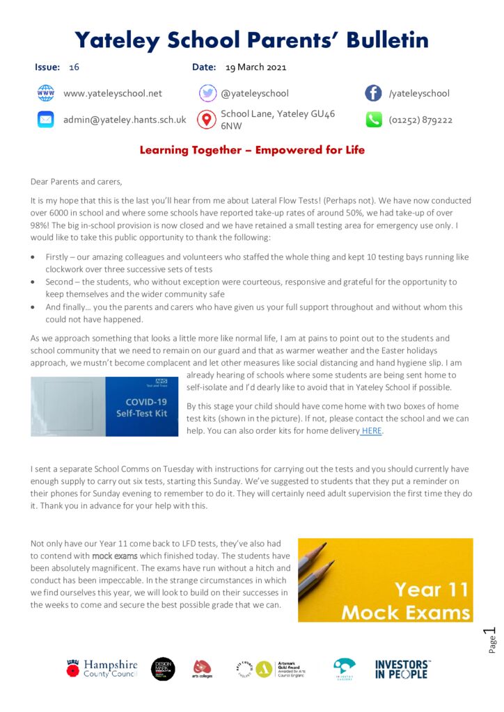 thumbnail of 16 Parents bulletin 19.3.21