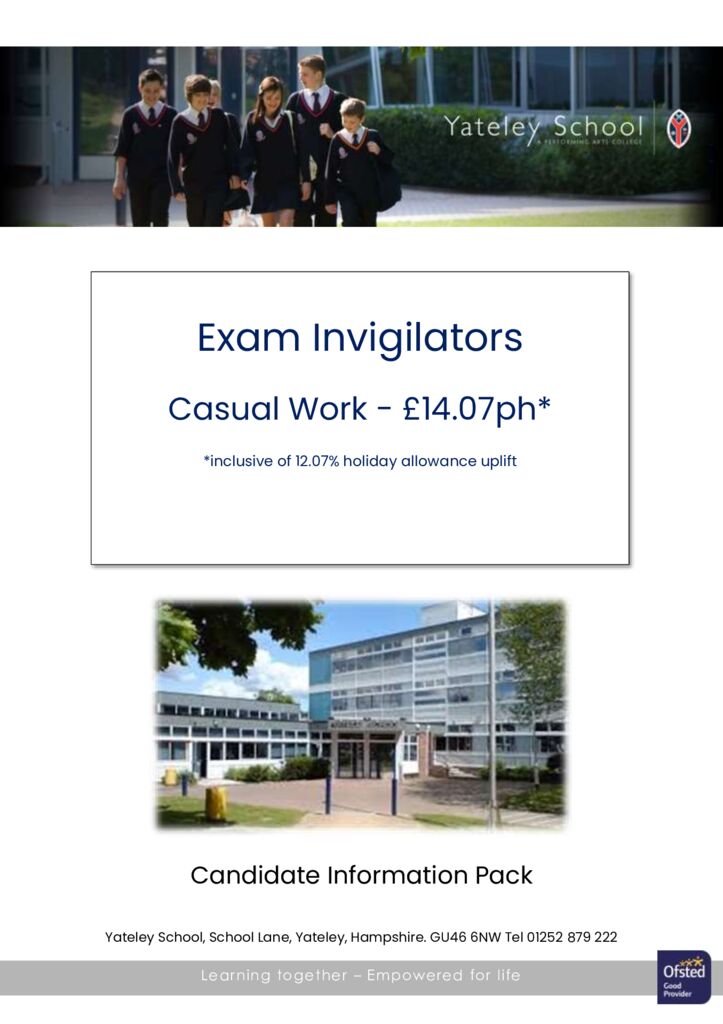 thumbnail of Exam Invigilators 2025-26