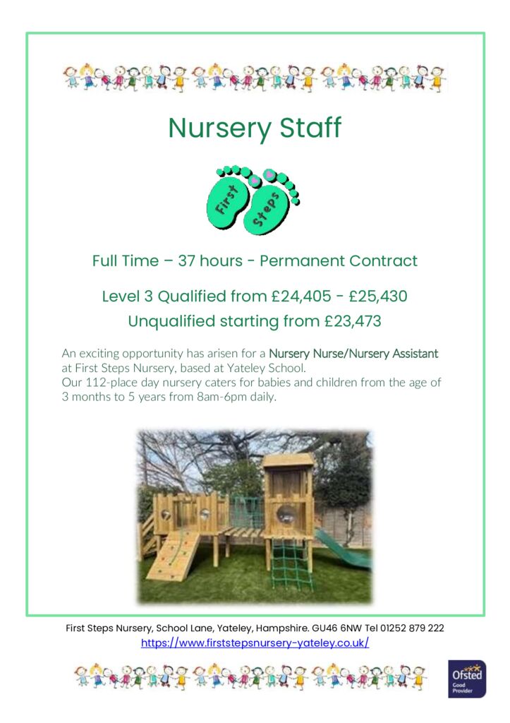 thumbnail of First Steps Nursery-Candidate Information