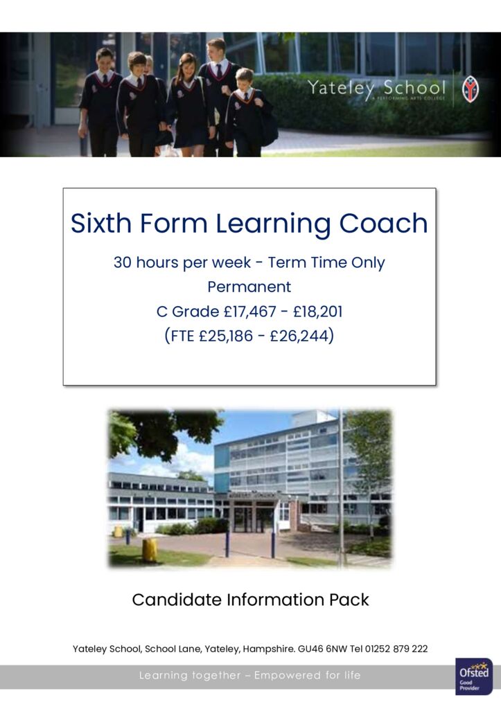thumbnail of Sixth Form LC Candidate Pack