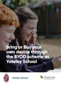 thumbnail of Yateley School Device Brochure Summer 2022